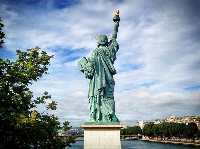 La Estatua de la Libertad en Paris